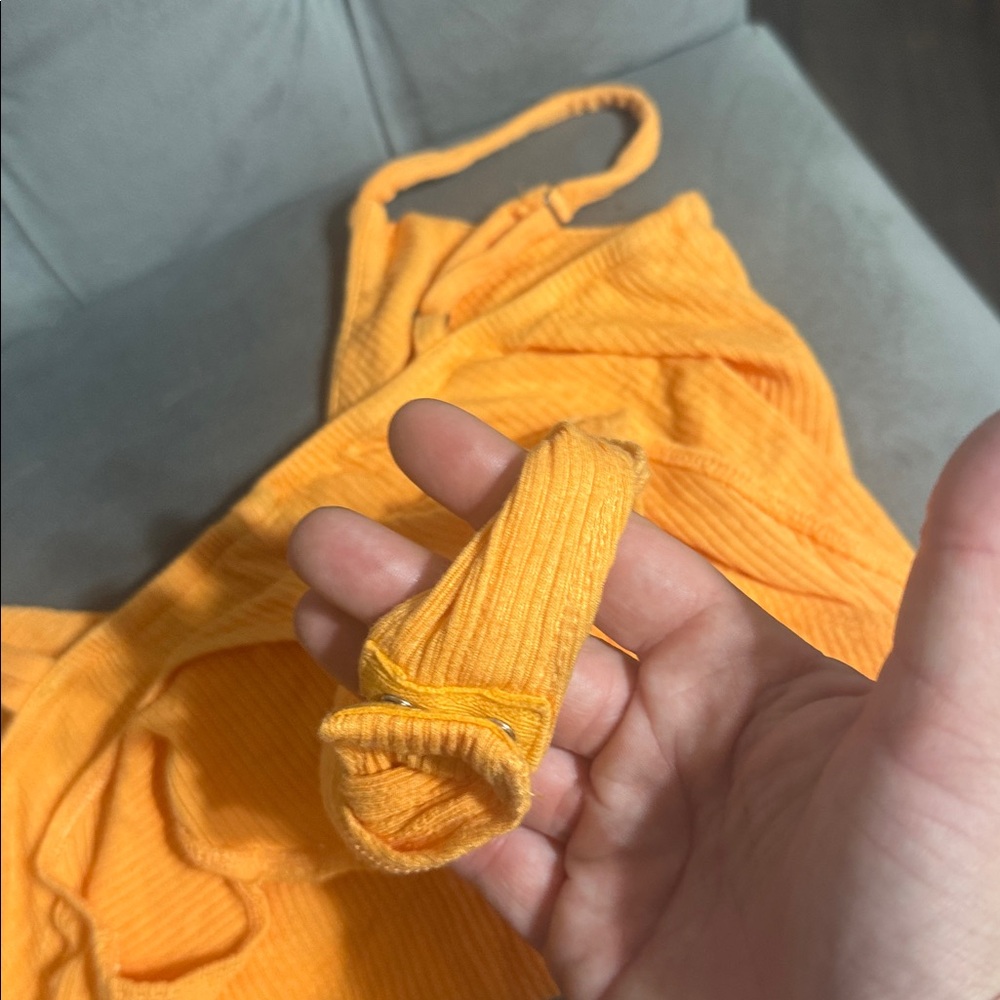 Wild Fable Mustard Ribbed Top - Picture 4 of 4
